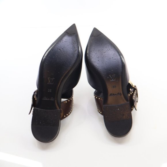 COPY - Louis Vuitton Sofia Flat Mules Sz 35 - Picture 10 of 13
